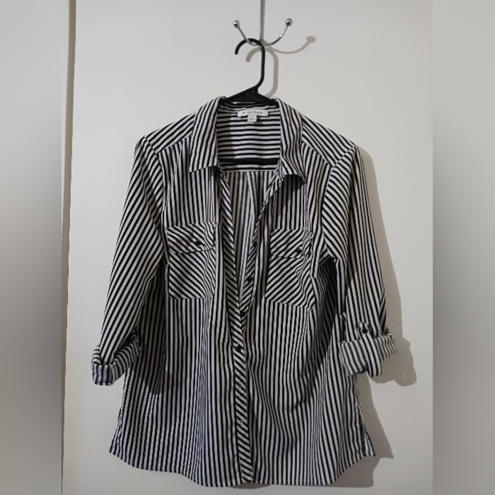 Striped Button Down Shirt